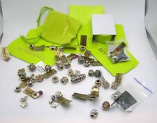 CHAMILIA 40 PC'S STERLING SILVER CHARMS LOT + EXTRAS - BRAND NEW (NOS) -#FS1