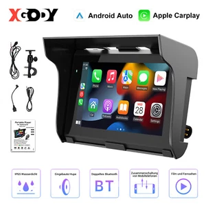 5" Zoll Navi Motorrad GPS Auto Wasserdicht & EU Karte Schwarz Navigationsgerät - Bild 1 von 14