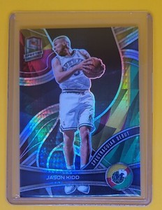 21-22 Panini Spectra Spectracular Debut Asia Yellow Green Prizm Jason Kidd #/75