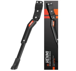 HENMI Bike Kickstand for Adult Bikes, Adjustable Bicycle Kickstand for 24"-29" - Picture 1 of 8