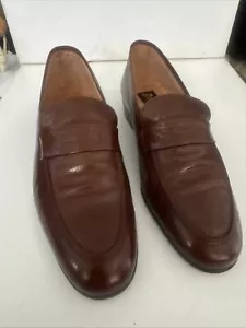 Vero Cuoio Herren Braun Italienisch Leder Schuhe Hergestellt in Italien Größe 9M - Bild 1 von 8