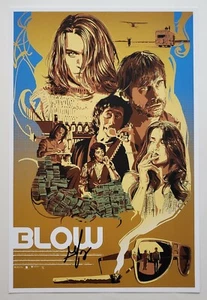 George Jung Signed 12x18 Blow Movie Poster Drug Smuggler Boston LEGEND RAD - Picture 1 of 6