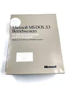Sistema operativo Microsoft MS-DOS 3.3 para disco IBM 5,25" nuevo - Imagen 1 de 5