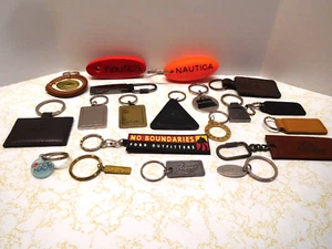 20 Vintage Clothes/Clothing Brands Advertising Keychains ~ Nautica, Nine West - Picture 1 of 6