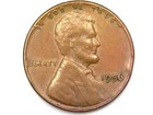 1956-P Lincoln Wheat Cent Penny Coin w/ a Bie & Other Die Breaks Errors Inv#E841