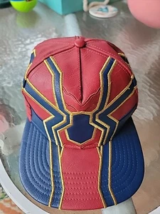 Cappello da baseball Avengers Infinity War Spider-Man in ecopelle - Foto 1 di 6