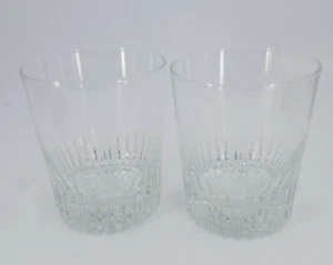 2 Crisal Crystal Cut Glass~10 oz. Old Fashioned Whiskey Glasses~Portugal - Picture 1 of 5