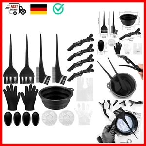 18 Stk Haarfärbepinsel Set, Haare Färben Zubehör, Haar Färben Färbung Tool, m... - Bild 1 von 8