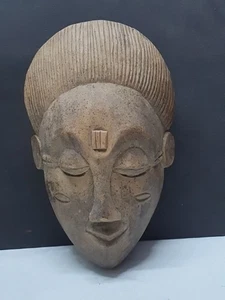 West African, Ghana, Wooden Trubal Mask 26cm High (B61) - Picture 1 of 7