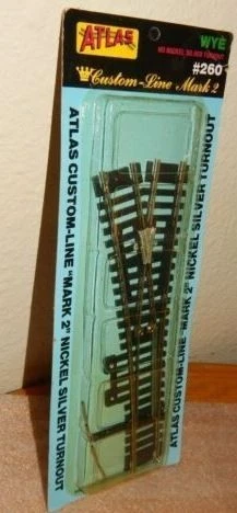 Atlas 260 HO Nickel Silver Mark 3 Wye Switch Turnout - Image 1 of 1