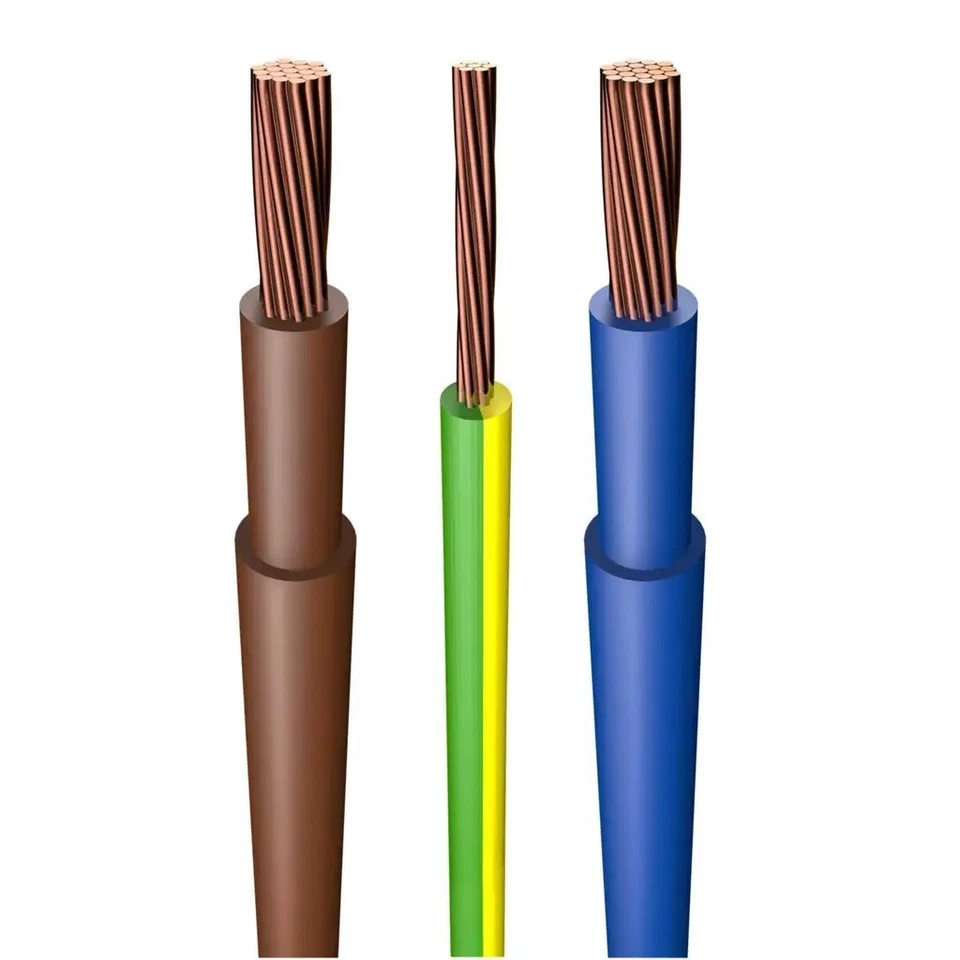 Double Insulated Meter Tail Pack 3m 25mm/16mm length brown/blue/earth - Image 1 of 1