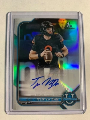 2021-22 Bowman U Bowman Chrome Prospect Auto Tyler Van Dyke #BCPA-TV Auto - Image 1 of 2