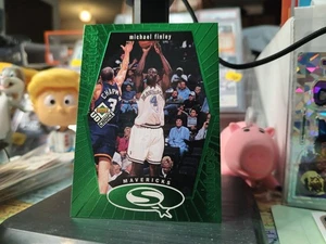 1998-99 UD Choice Starquest Green SQ6 Michael Finley NBA Dallas Mavericks - Picture 1 of 1