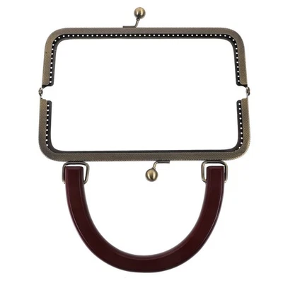  Taschen Henkel Handtasche Griffe Kupplungsbeutelverschluss Handtaschengriff - Bild 1 von 4