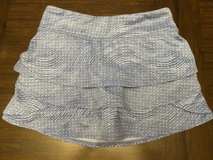 Athleta Girl Swing Skort Girls Sz L 12 Ruffle Tennis Athletic Pocket Skirt New - Picture 1 of 5