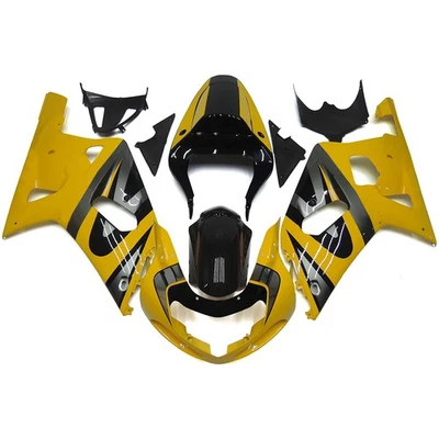 Yellow Black Red Fairings For Suzuki GSXR600 GSX-R750 2000 2001 02 2003 Bodywork - Image 1 of 4