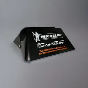 VTG Michelin Harley Davidson Motorcycle Scorcher Ad Tire Display Stand VHTF Rare - Bild 1 von 24