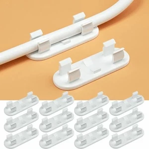 10Pcs Self-adhesive Wire Holder Punch-free Fixing Buckles - Afbeelding 1 van 8