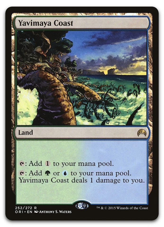 Yavimaya Coast #252 (LP) Magic Origins ORI Magic MTG - Image 1 of 1