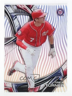 2016 Topps High Tek Pattern 3 Grass/Waves Trea Turner #HT-TTU Rookie RC - Image 1 of 3