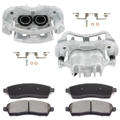 Kit de pinzas de freno traseras y pastillas de cerámica para Ford Excursion F-250 F-350 Super Duty Foto 1 de 4