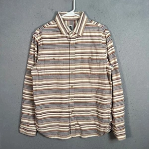Howe Creative Workforce Striped Long Sleeve Shirt Mens Size Large - Picture 1 of 9