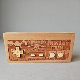 Spitfire Labs NY Nes Nintendo Controller Wooden Laser Engraved Castlevania III
