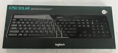 Logitech K750 Solar Wireless Tastatur Spanisch ES QWERTY Keyboard Solarenergie - Bild 1 von 4