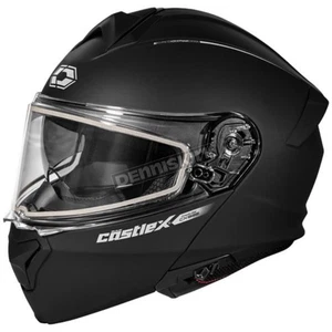 Castle X Matte Black CX935 Solid Snow Helmet - 36-16089Z - Picture 1 of 3