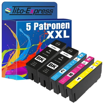 Patronen für Epson 35XL T3591-T3594 XL Workforce Pro WF-4725DWF 4730DTWF 4720DWF - Bild 1 von 4