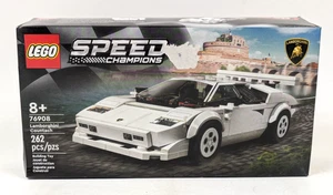 LEGO Speed Champions Lamborghini Countach Rennwagen 76908 ~ VERSIEGELT mit beschädigter Verpackung - Bild 1 von 4