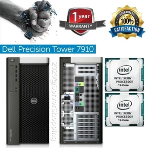 Dell Precision T7910 24-CORE 2x Xeon E5-2687Wv4 3.00GHz Quadro M4000 4x Caddies - Picture 1 of 12