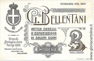 05266 CARTOLINA d'Epoca: PUBBLICITARIA: SALUMI - MODENA - Picture 1 of 1