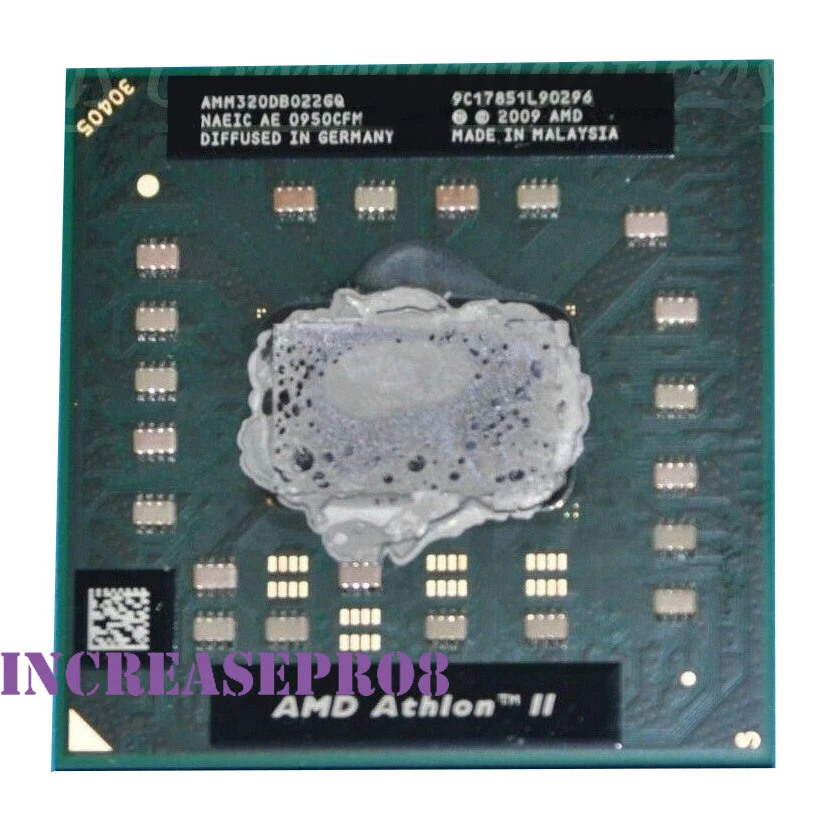 AMD Athlon II X2 M320 Processor 2.1 GHz AMM320DBO22GQ Socket S1 CPU 35W 1600 MHz - Image 1 of 4