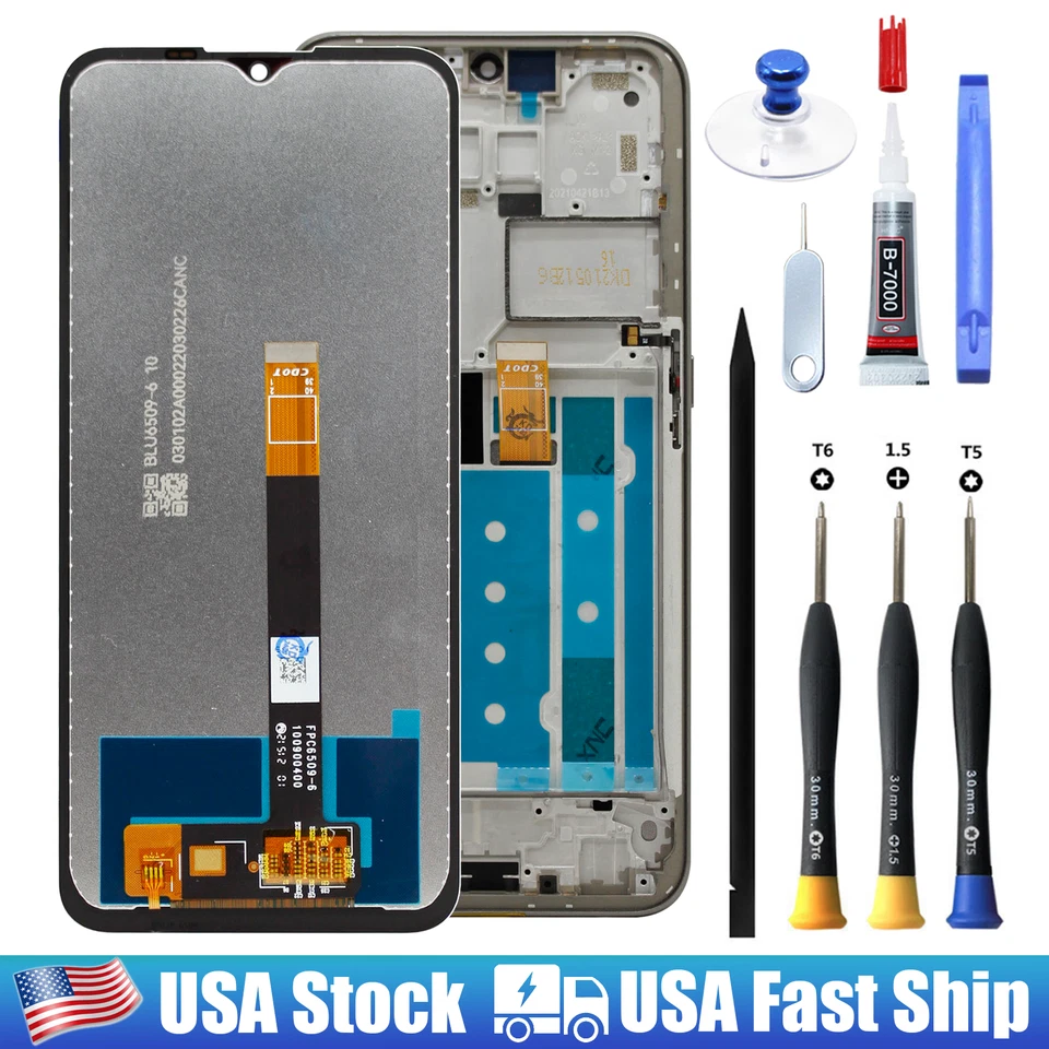 OEM Digitizer LCD Display Touch Screen ± Frame For Nokia G300 5G N1374DL TA-1374 - Image 1 of 4