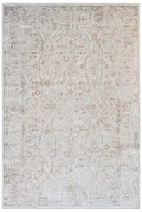 Verona Garden Oriental Sand Beige Traditional Floor Rug - 3 Sizes - Picture 1 of 3