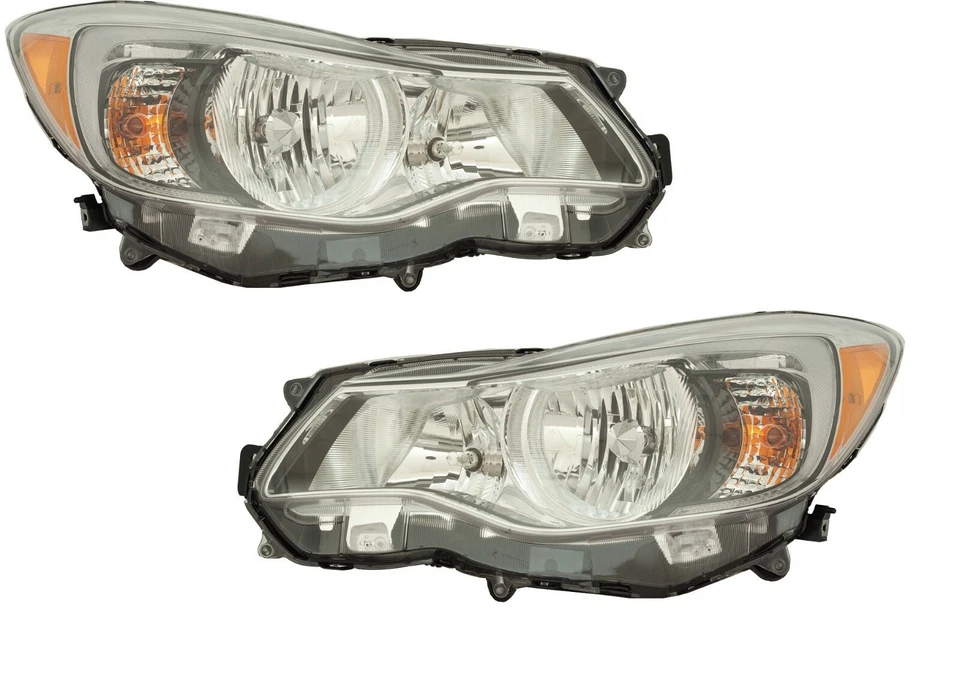 fit SUBARU CROSSTREK 2016-2017 XV HYBRID HEADLIGHTS HEAD LIGHTS LAMPS PAIR Foto 1 de 1