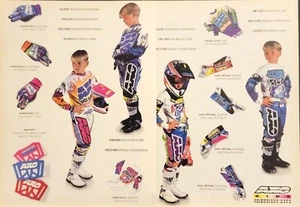 1994 AXO Kids Motocross Clothing 2pg Print Ad Boots Gloves Pants Jersey - Picture 1 of 1