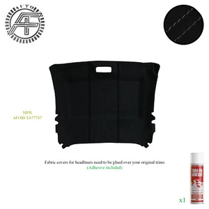 LUXE SUEDE HEADLINER COVER FITS ASTON MARTIN DB7 1994-2004 CUSTOM NEW MADE IN UK - Picture 1 of 9