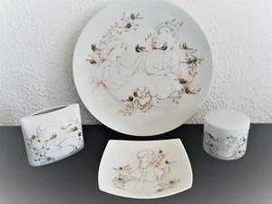 80er Retro Rosenthal Studio-Line Bjorn Wiinblad 4er Set TOP Zustand 80er - Picture 1 of 12