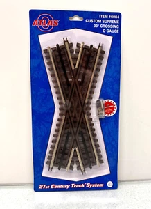 Atlas #6084 O Gauge 3-Rail Custom Supreme 30 Degree Crossing NEW - Picture 1 of 2