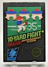 10-Yard Fight for Nintendo NES Authentic CIB Black Box Hang Tab 5 Screw Complete