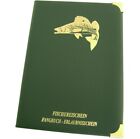 fishing license folder 14 pockets, green
