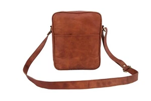 Bolso bandolera mensajero de cuero real de 11 pulgadas para iPad/pestaña - Imagen 1 de 17