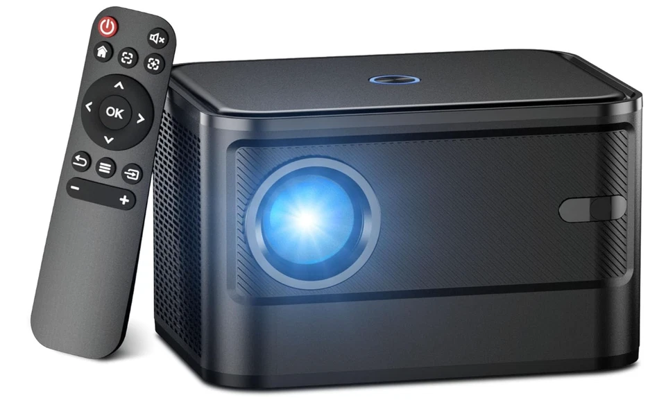 Mini Beamer, 15000Lumen Smart Beamer 4K Unterstützt NEU & OVP - Bild 1 von 1