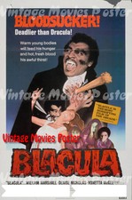 Blacula 1972 Repro Reproduction Print Thrillers