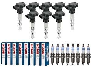 8x Nty Bobine D'Allumage + 8x Bougie Bosch pour Porsche Cayenne 955 S 4.8 970 - Bild 1 von 12