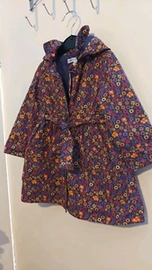 Girls M&S Floral Dressy Mac Lightweight Jacket 12-18 Months - Picture 1 of 6