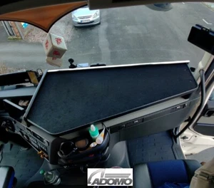LKW TISCH FÜR VOLVO FH5 ABLAGETISCH ABLAGE schwarz EXTRA GROSS - Bild 1 von 4