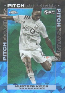 2021 Topps Chrome MLS Soccer Sapphire #177 Mustafa Kizza 